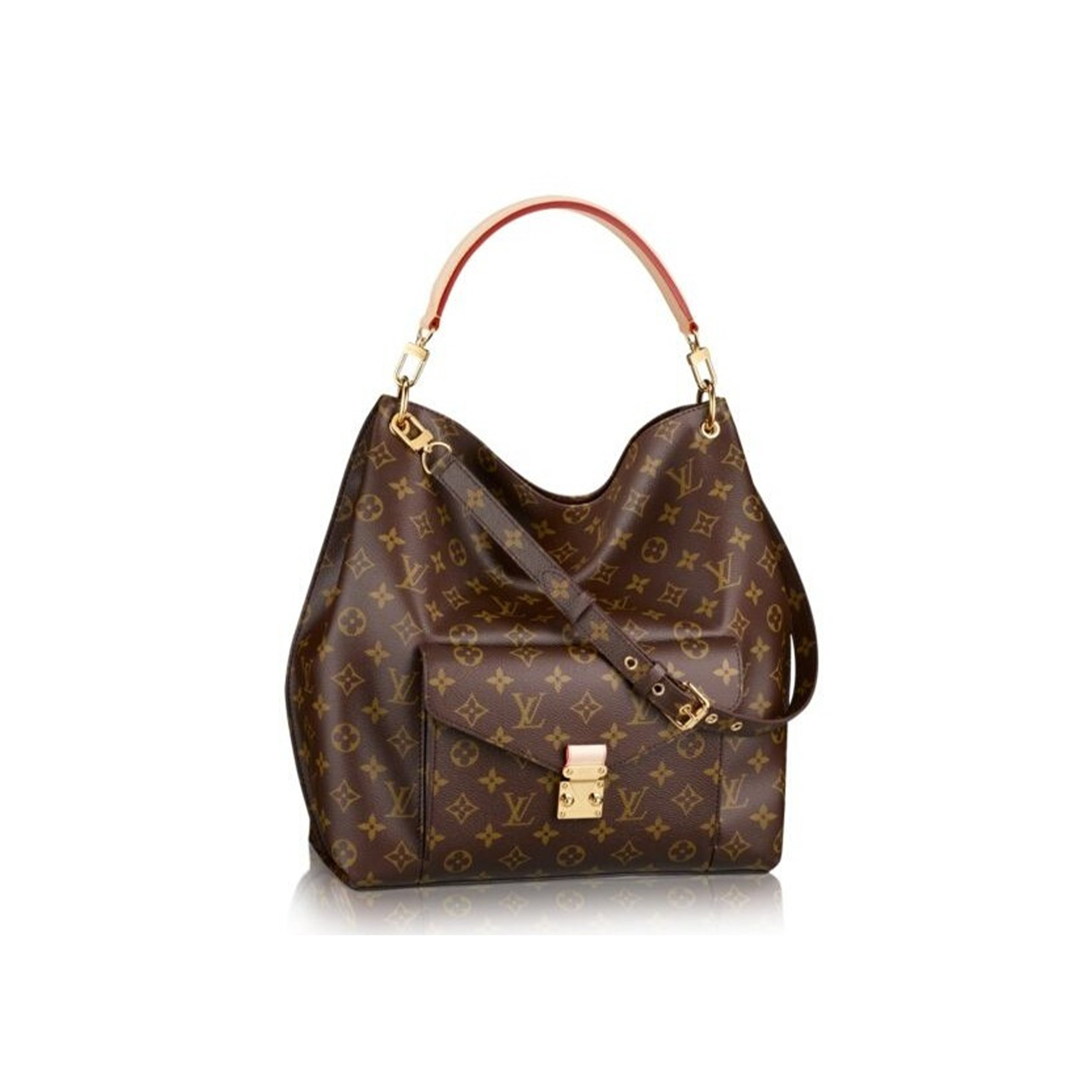 LOUIS VUITTON MONOGRAM OLD FLOWER METIS HANDBAG M40781 (32*36*14cm)